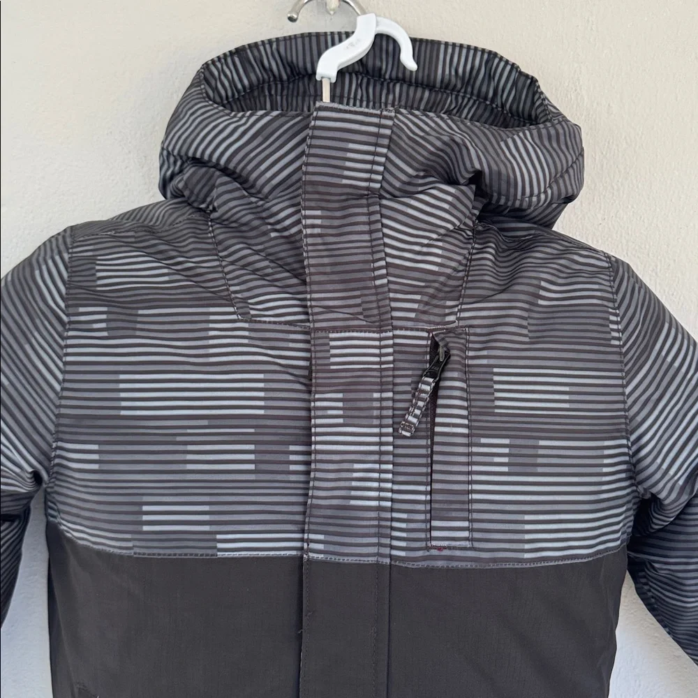 The Children’s Place black neon convertible fleece interior shell jacket medium